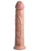 11" Dual Density Silicone Cock Light – Valósághű, puha-kemény érzetű világos dildó