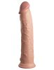11" Dual Density Silicone Cock Light – Valósághű, puha-kemény érzetű világos dildó