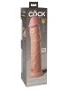 11" Dual Density Silicone Cock Light – Valósághű, puha-kemény érzetű világos dildó