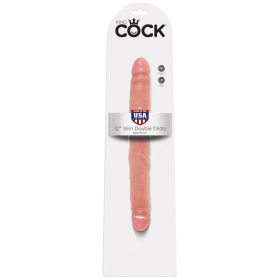 12" Slim Double Dildo Light kétvégű dildó