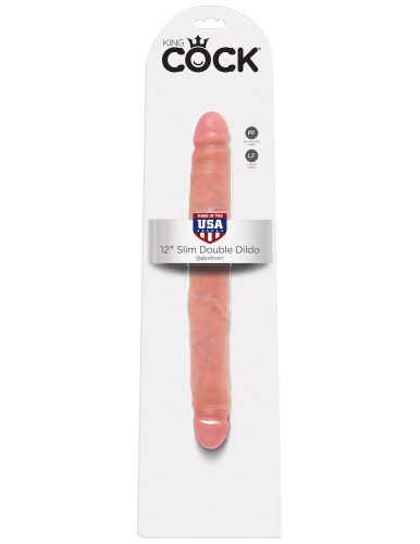 12" Slim Double Dildo Light kétvégű dildó