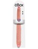 16" Tapered Double Dildo Light klasszikus kétvégű dildó