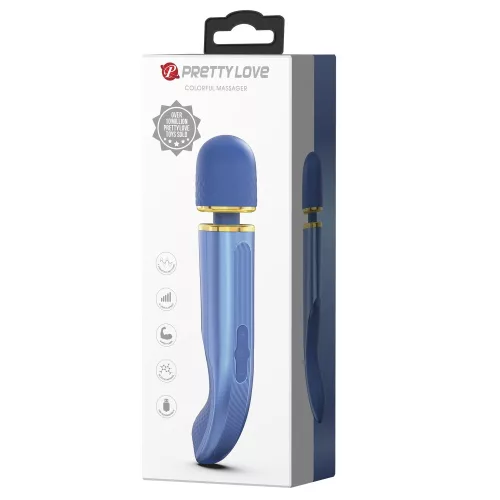 Pretty Love Colorful Massager – színes vibrációs masszírozó (kék)