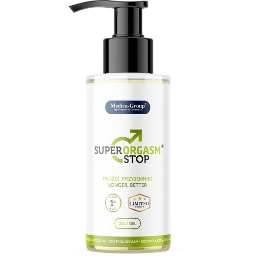 Super Orgasm Stop Gel – Késleltető Gél Férfiaknak, 150 ml