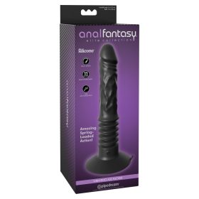Vibrating Ass Fucker  Black anális eszköz fenékdugó