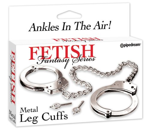 Metal Leg Cuffs   BDSM ezüst bilincs