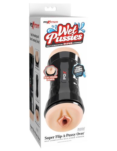 Wet Pussies Super Flip-A-Pussy – Világos Színű Reális Maszturbátor
