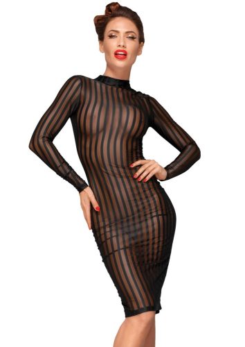 Szexi klasszikus ruha tüll anyagból – XL