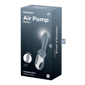   Satisfyer Air Pump Booty 1 – felfújható vibrációs anál plug (12 funkció)