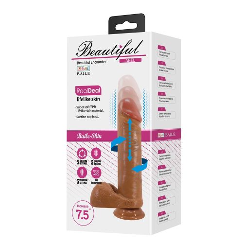 Beautiful Abel 7,5" – vibrációs realisztikus dildó