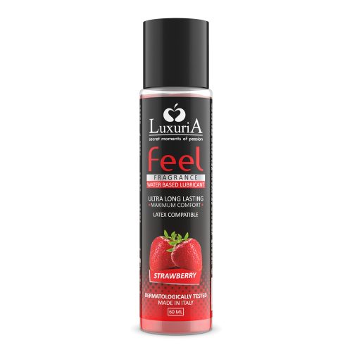 Eper illatú vízbázisú síkosító – Feel Fragrance Fragola (60 ml)