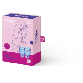   Satisfyer Feel Confident menstruációs kehely – sötétkék