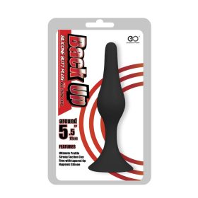 Back Up 5.5" szilikon anális dugó tapadókoronggal