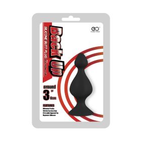 Szilikon anál plug tapadókoronggal – Back Up 3" II