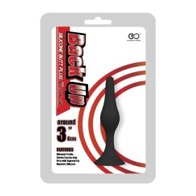 Szilikon anál plug tapadókoronggal – Back Up 3"