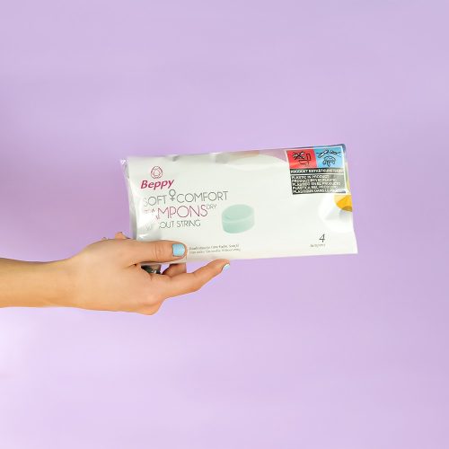 Beppy Soft non-lubricated szivacstampon – 4 db