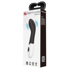 Pretty Love Bishop szilikon vibrátor – fekete