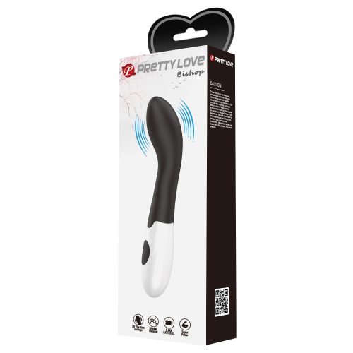Pretty Love Bishop szilikon vibrátor – fekete