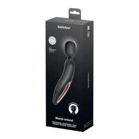  Satisfyer Wand-erland – Prémium Masszázspálca (Fekete/Rózsaarany)