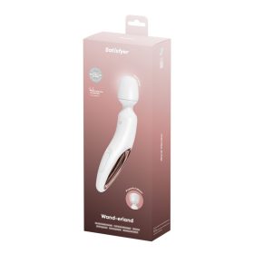   Satisfyer Wand-erland – Prémium Masszázspálca (Fehér/Rózsaarany)