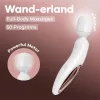 Satisfyer Wand-erland – Prémium Masszázspálca (Fehér/Rózsaarany)
