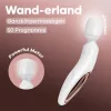 Satisfyer Wand-erland – Prémium Masszázspálca (Fehér/Rózsaarany)