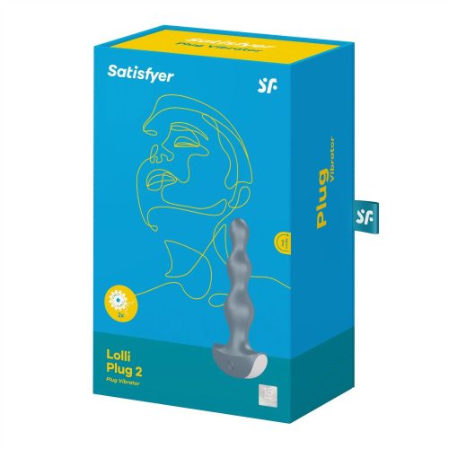 Satisfyer Lolli-Plug 2 – Jégkék Anál Plug Vibrátor