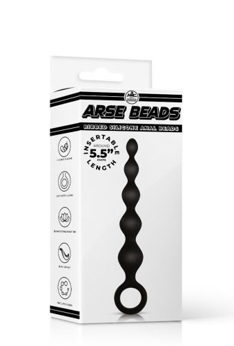 Arse Beads 5.5” – Bordázott Szilikon Anál Gyöngylánc