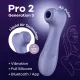 Satisfyer Pro 2 Gen 3 Liquid Air – Lila App‑vezérelhető Léghullámos Csiklóizgató