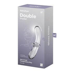   Satisfyer Double Crystal – Átlátszó Páros Crystal Vibrátor
