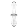 Satisfyer Double Crystal – Átlátszó Páros Crystal Vibrátor