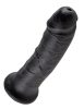 8" Cock Black – realisztikus, élethű fekete dildo