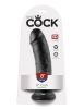 8" Cock Black – realisztikus, élethű fekete dildo