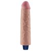 9.5" Real Softee Rechargeable Vibrating Dildo (Flesh) – újratölthető, puha, vibrációs realisztikus vibrátor