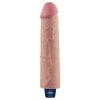 9.5" Real Softee Rechargeable Vibrating Dildo (Flesh) – újratölthető, puha, vibrációs realisztikus vibrátor
