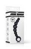 Arse Beads 7" Ribbed Silicone – bordázott szilikon anál gyöngysor I