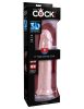 11" Triple Density Cock Light – Három‑rétegű, világos színű dildó