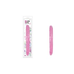   Charmly Pliable Double Dong 13" Pink – Rugalmas dupla dildó, rózsaszín