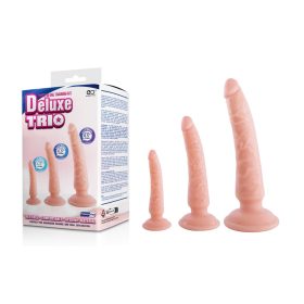   Deluxe Trio PVC Dong Kit Set – 3 darabos PVC dildó készlet (különböző méretek)