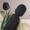 Rechargeable Mini Wand – kompakt, újratölthető vibrációs masszírozó (Black Tulip)