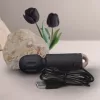 Rechargeable Mini Wand – kompakt, újratölthető vibrációs masszírozó (Black Tulip)