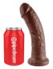 Barna színű realisztikus dildo – 8"