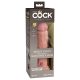Kétrétegű szilikon dildo 8" (light)