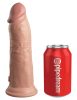 Kétrétegű szilikon dildo 8" (light)