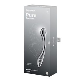 Satisfyer Pure Gravity 1 - ezüst dildó