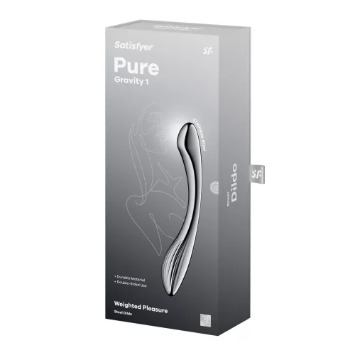 Satisfyer Pure Gravity 1 - ezüst dildó