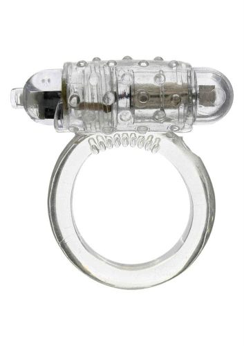Seven Creations Cockring Silicone Vibrating Clear