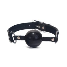 Devil Sticks Silicone Ball Gag BLACK
