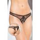 Softline Női tanga fehérnemű Thongs 2442 - fekete M/L
