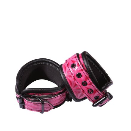 Sinful Wrist Cuffs rózsaszín-fekete csuklókötöző